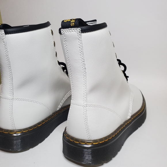 Dr Martens Zavala Boots White Leather Brand New - Picture 6 of 8